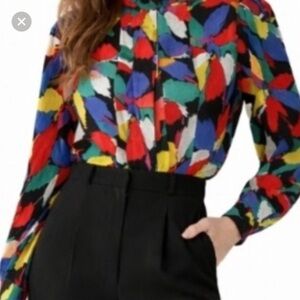 Michelle Stuart Vibrant Multicolor Men's Shirt